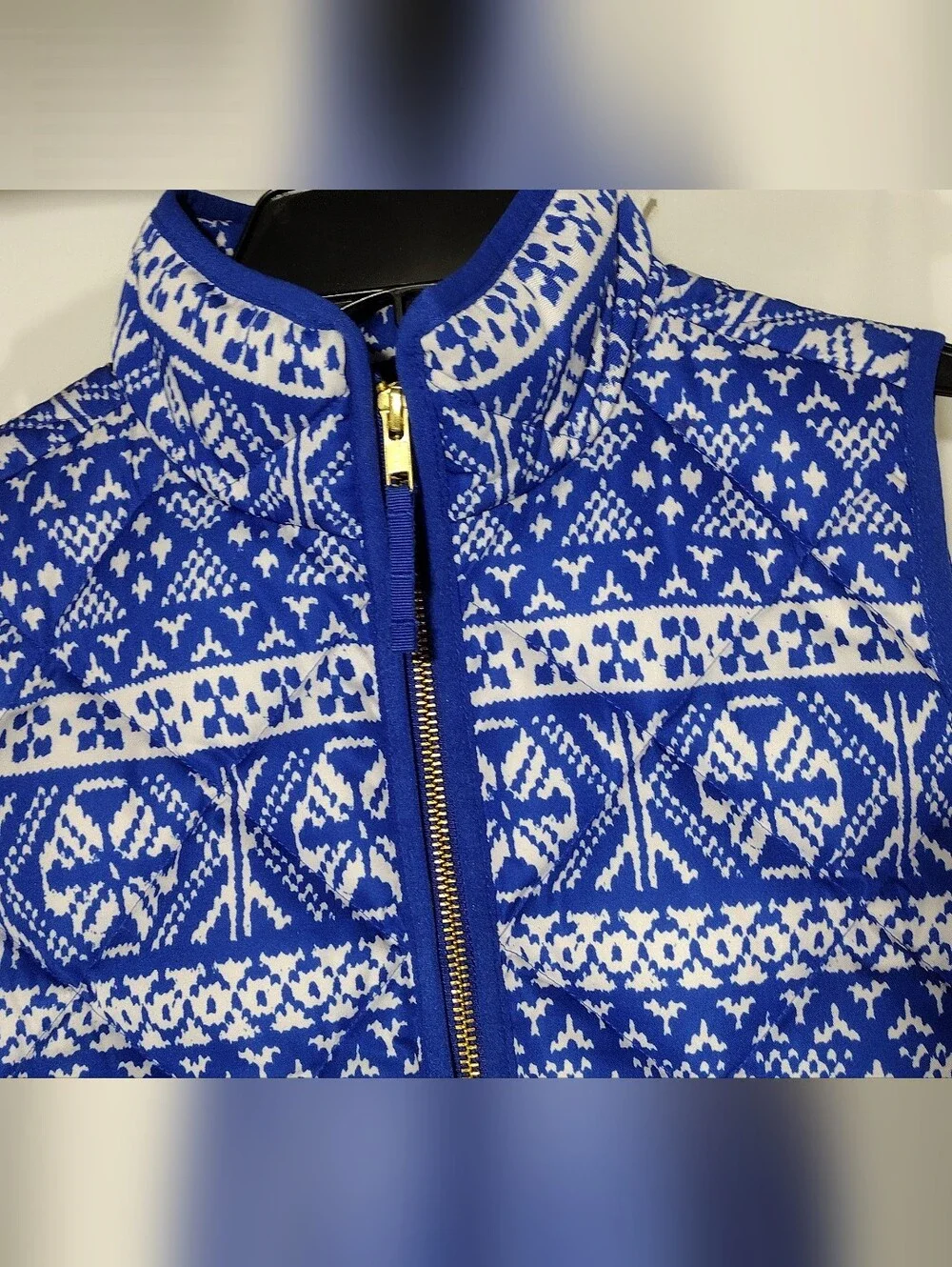 J. Crew Vest Excursion Fair Isle Puffer Size Petite XS